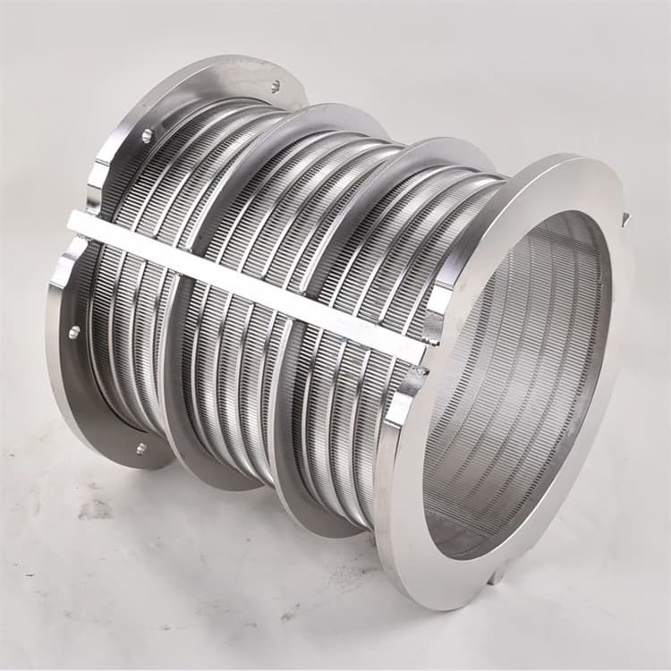 Cylindrical Ss 304 Wedge Wire Screen Pipe suppliers